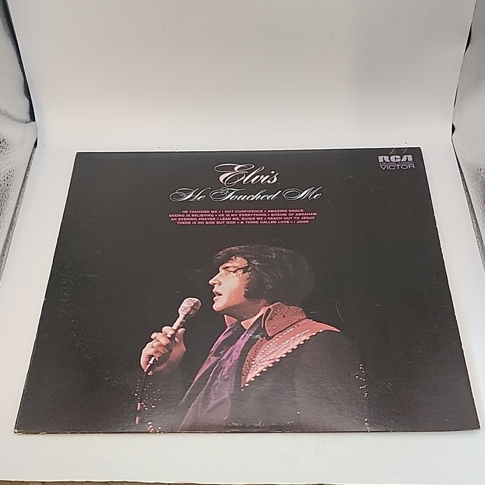 Vintage 1972 Elvis Presley "He Touched Me" LP Vinyl Record
